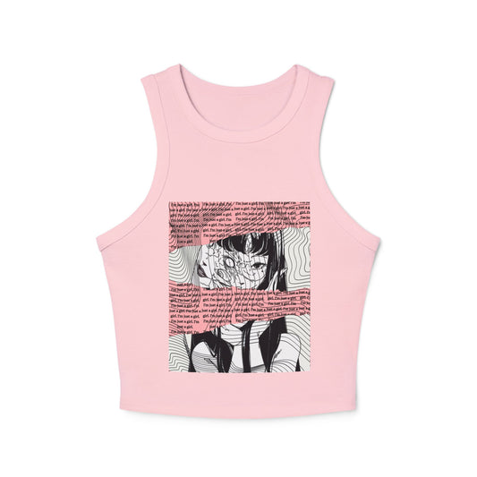 Women's Micro Rib Racer Tank Top